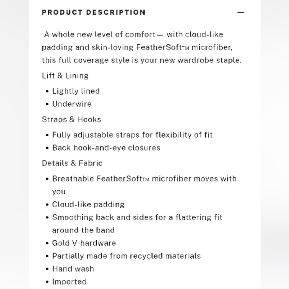 Victoria's Secret Love Cloud Bra 36C - Picture 2 of 16